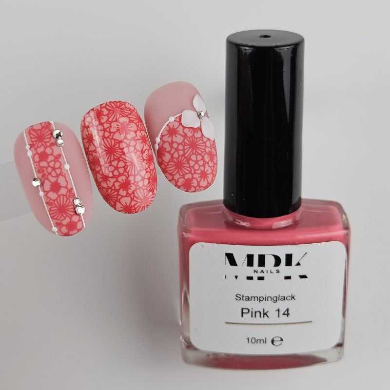 Stamping Lack 10ml 14 Pink