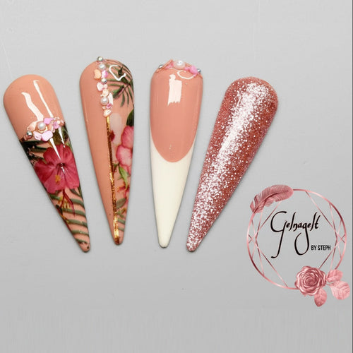 Bild 1 in Galerieansicht laden. 10x Nailart Transfer Folie in Box #9-07