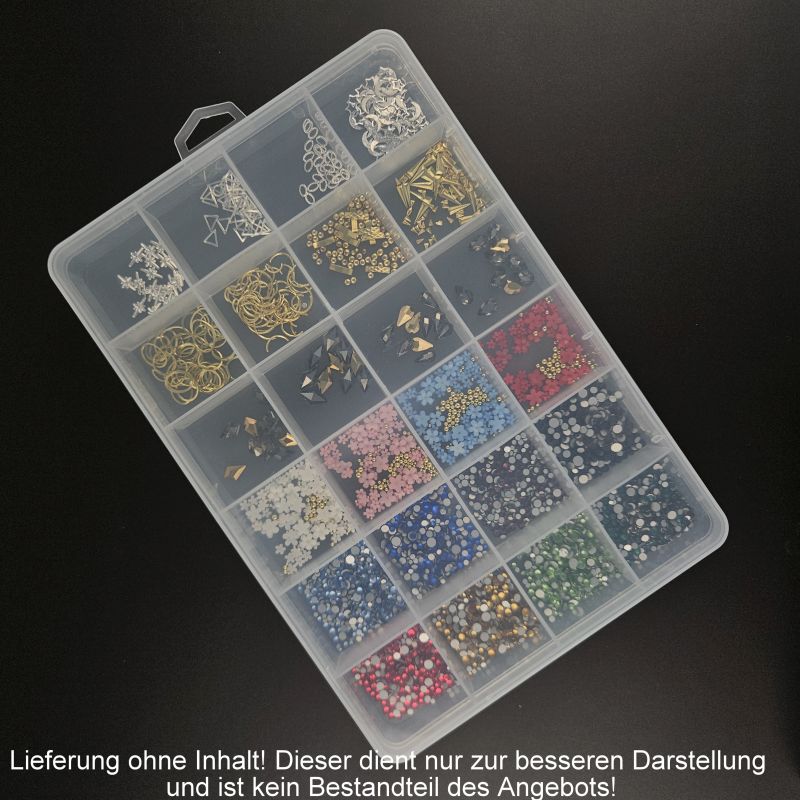 Aufbewahrungsbox leer, 24 Fächer
