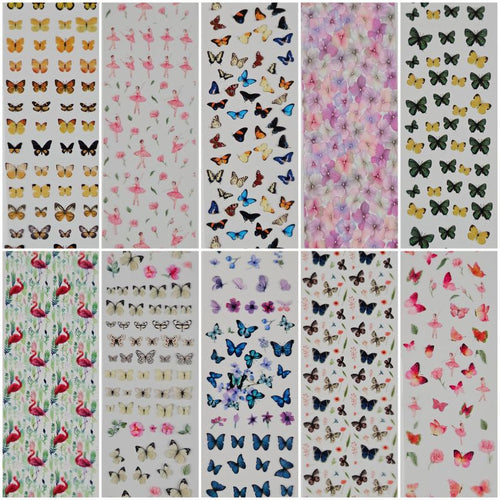 Bild 1 in Galerieansicht laden. 10x Nailart Transfer Folie in Box #29-06