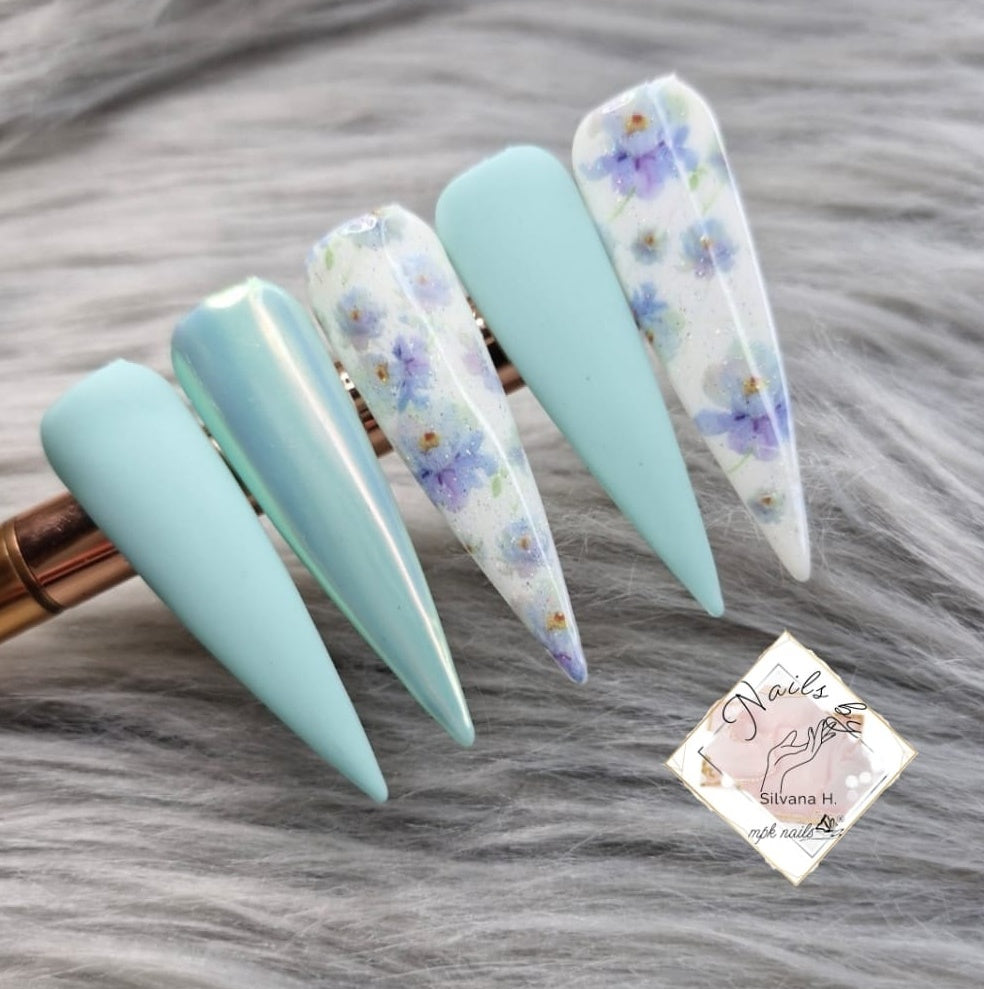 10x Nailart Transfer Folie in Box #29