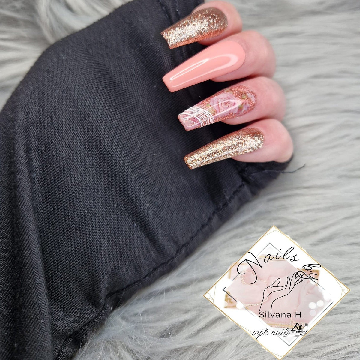 10x Nailart Transfer Folie in Box #29