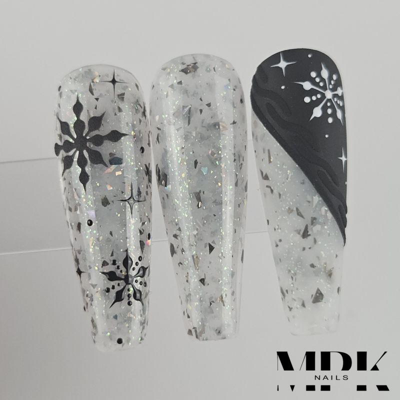 Glitter Builder Gel Mystic Grey 5ml