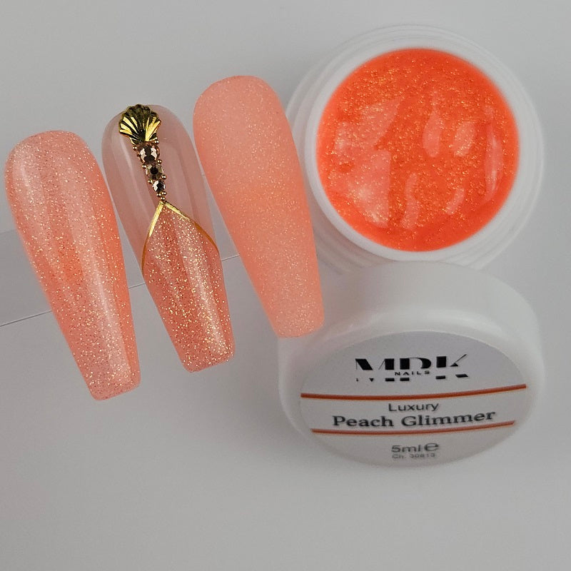 Luxury Farbgel Peach Glimmer