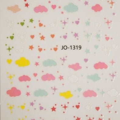 Nail Sticker Wolken ST726
