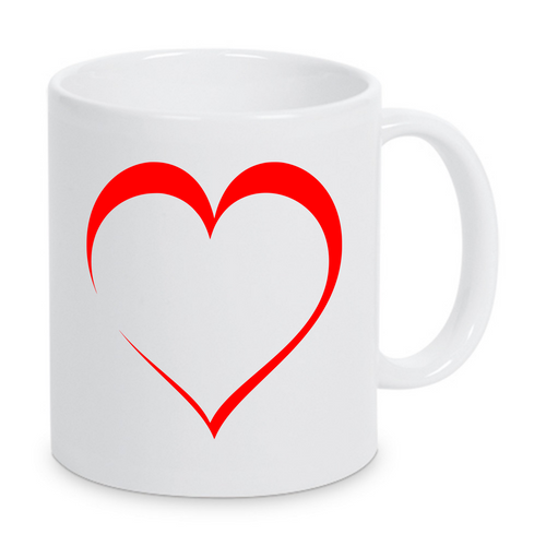 Bild 1 in Galerieansicht laden. tasse_rot_herz